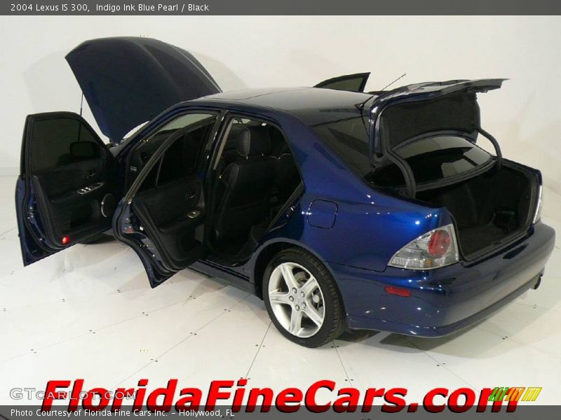 Indigo Ink Blue Pearl / Black 2004 Lexus IS 300