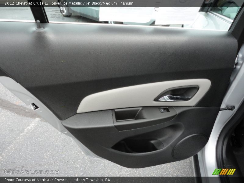 Silver Ice Metallic / Jet Black/Medium Titanium 2012 Chevrolet Cruze LS