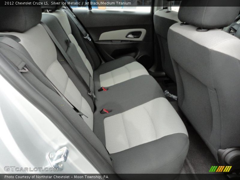 Silver Ice Metallic / Jet Black/Medium Titanium 2012 Chevrolet Cruze LS