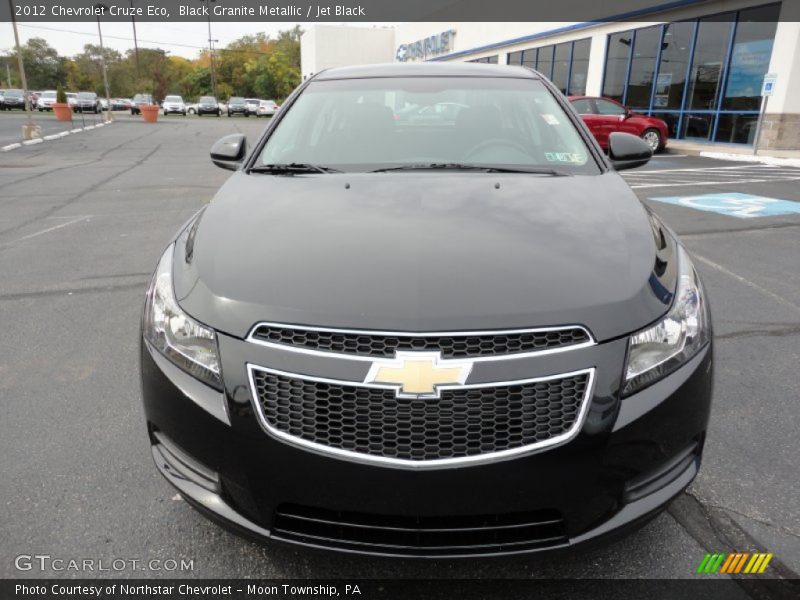 Black Granite Metallic / Jet Black 2012 Chevrolet Cruze Eco