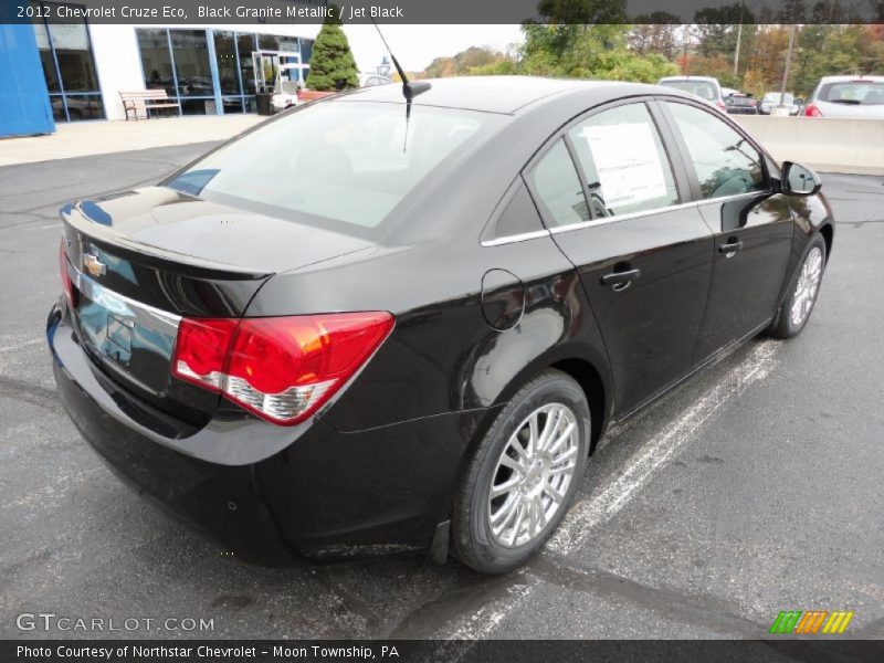 Black Granite Metallic / Jet Black 2012 Chevrolet Cruze Eco