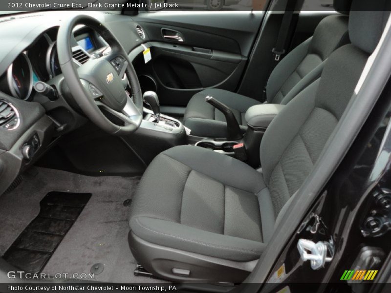 Black Granite Metallic / Jet Black 2012 Chevrolet Cruze Eco