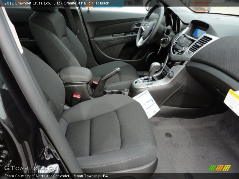 Black Granite Metallic / Jet Black 2012 Chevrolet Cruze Eco