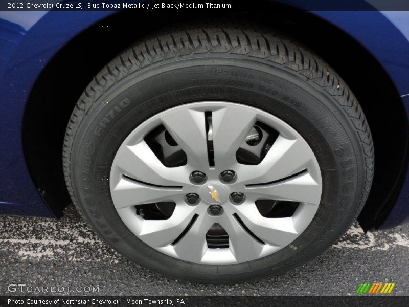 Blue Topaz Metallic / Jet Black/Medium Titanium 2012 Chevrolet Cruze LS