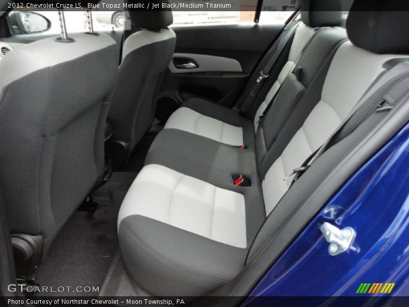 Blue Topaz Metallic / Jet Black/Medium Titanium 2012 Chevrolet Cruze LS
