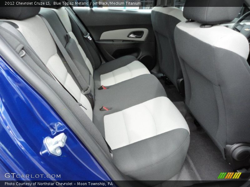 Blue Topaz Metallic / Jet Black/Medium Titanium 2012 Chevrolet Cruze LS