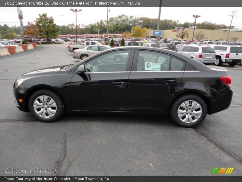 Black Granite Metallic / Jet Black/Medium Titanium 2012 Chevrolet Cruze LS