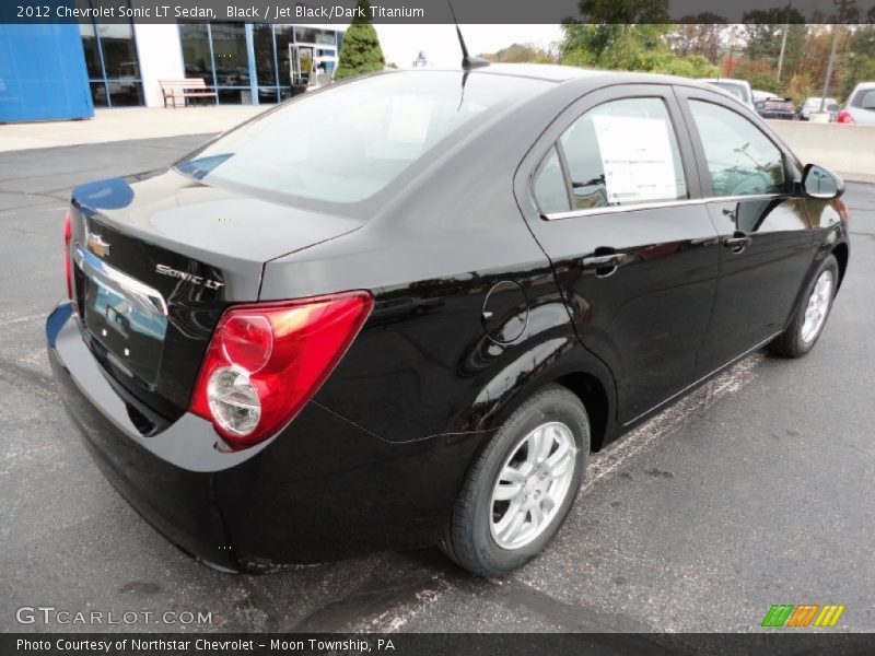 Black / Jet Black/Dark Titanium 2012 Chevrolet Sonic LT Sedan