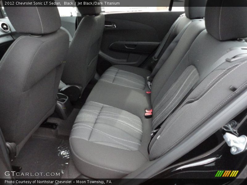  2012 Sonic LT Sedan Jet Black/Dark Titanium Interior