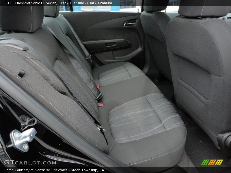  2012 Sonic LT Sedan Jet Black/Dark Titanium Interior