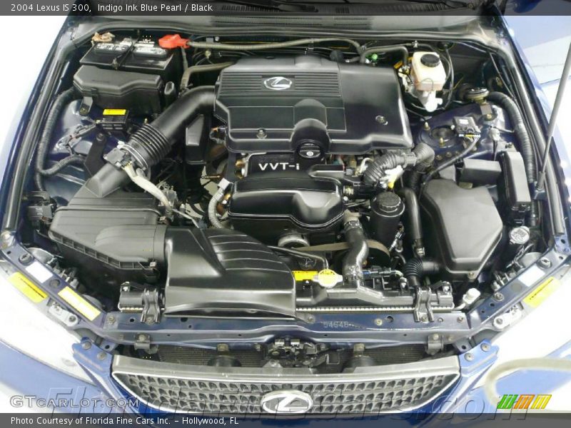 Indigo Ink Blue Pearl / Black 2004 Lexus IS 300