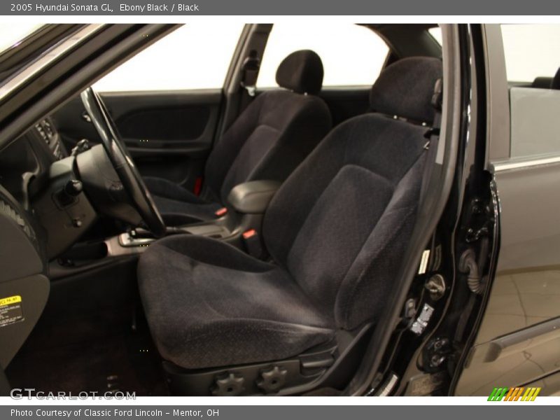 Ebony Black / Black 2005 Hyundai Sonata GL
