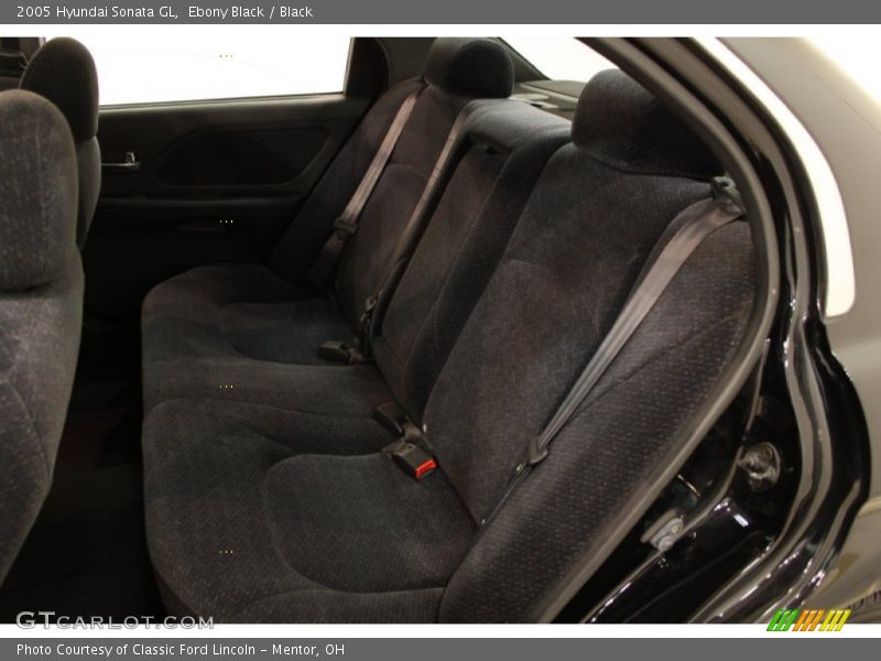 Ebony Black / Black 2005 Hyundai Sonata GL