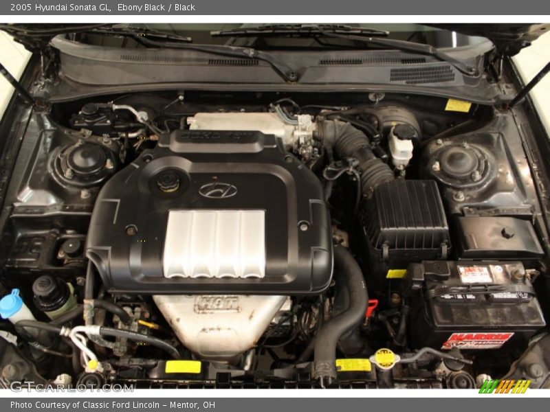 Ebony Black / Black 2005 Hyundai Sonata GL