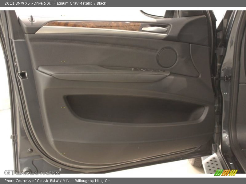 Platinum Gray Metallic / Black 2011 BMW X5 xDrive 50i