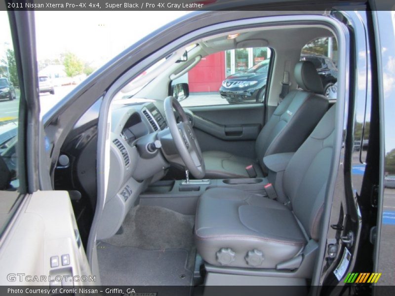 Super Black / Pro 4X Gray Leather 2011 Nissan Xterra Pro-4X 4x4
