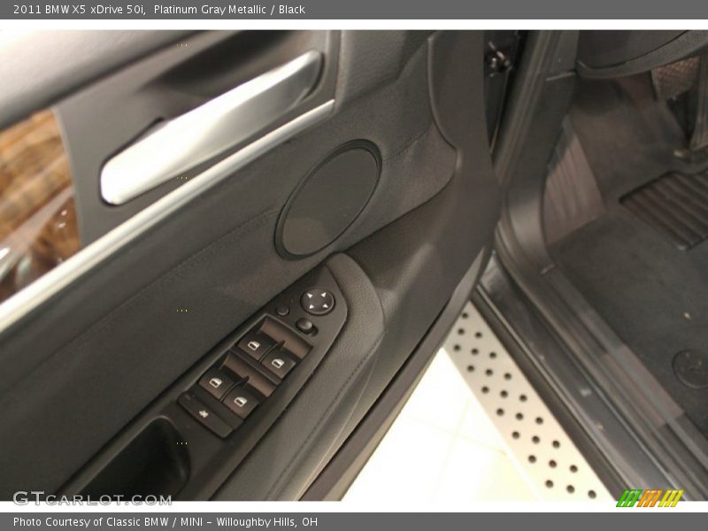 Platinum Gray Metallic / Black 2011 BMW X5 xDrive 50i