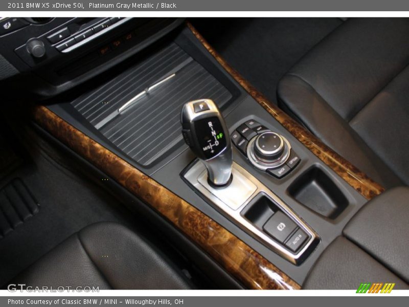 Platinum Gray Metallic / Black 2011 BMW X5 xDrive 50i