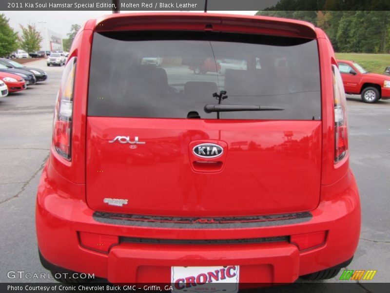 Molten Red / Black Leather 2011 Kia Soul Hamstar Special Edition