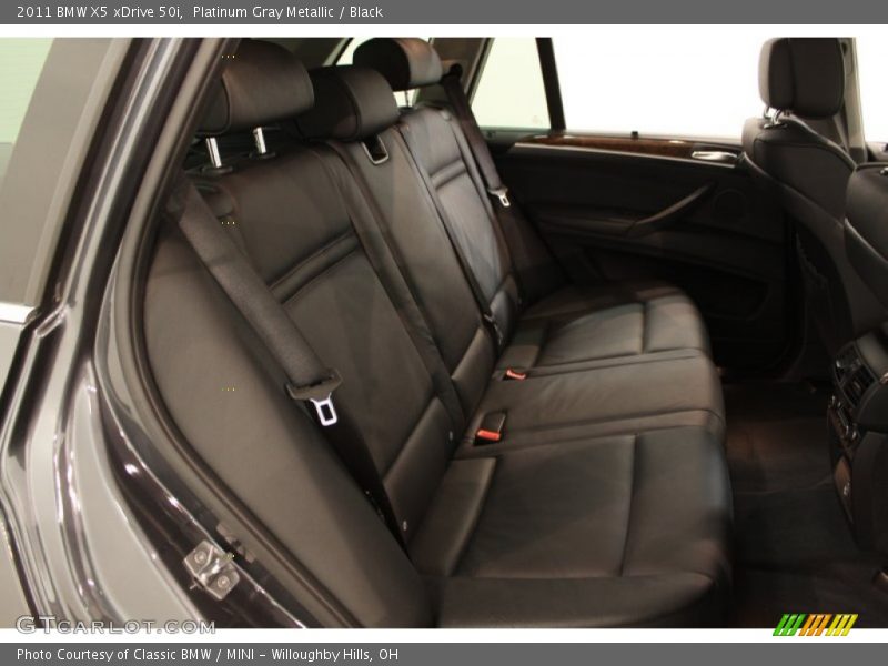 Platinum Gray Metallic / Black 2011 BMW X5 xDrive 50i