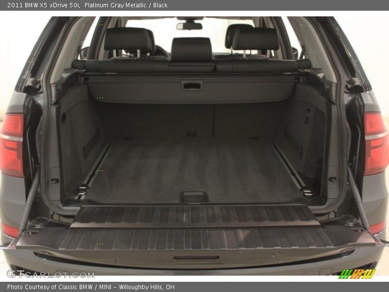 Platinum Gray Metallic / Black 2011 BMW X5 xDrive 50i