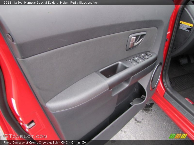 Molten Red / Black Leather 2011 Kia Soul Hamstar Special Edition
