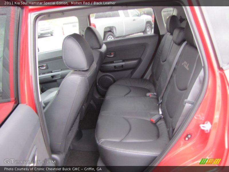 Molten Red / Black Leather 2011 Kia Soul Hamstar Special Edition