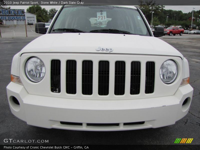 Stone White / Dark Slate Gray 2010 Jeep Patriot Sport