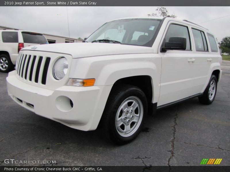 Stone White / Dark Slate Gray 2010 Jeep Patriot Sport