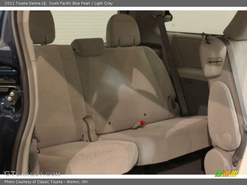 South Pacific Blue Pearl / Light Gray 2011 Toyota Sienna LE