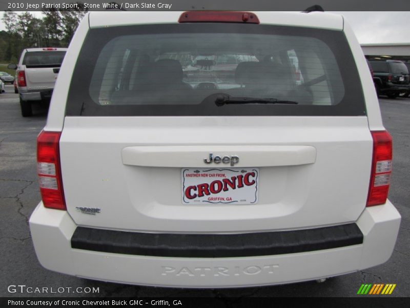 Stone White / Dark Slate Gray 2010 Jeep Patriot Sport