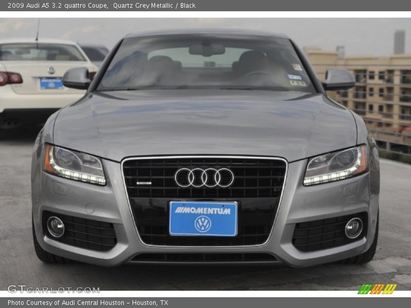 Quartz Grey Metallic / Black 2009 Audi A5 3.2 quattro Coupe