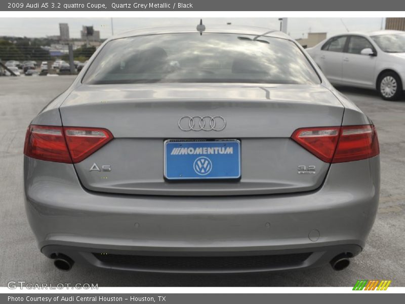Quartz Grey Metallic / Black 2009 Audi A5 3.2 quattro Coupe