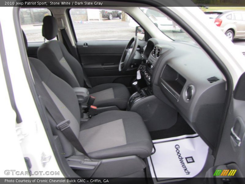 Stone White / Dark Slate Gray 2010 Jeep Patriot Sport