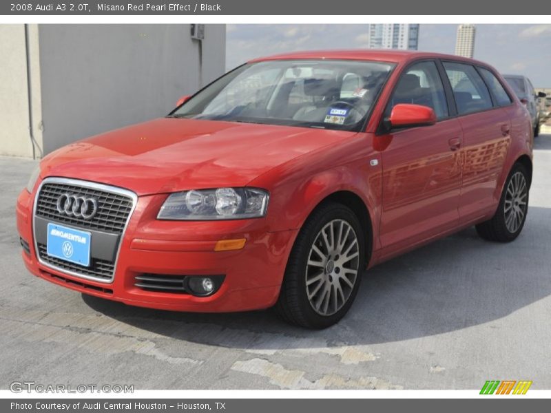 Misano Red Pearl Effect / Black 2008 Audi A3 2.0T