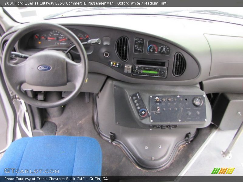Oxford White / Medium Flint 2006 Ford E Series Cutaway E350 Commercial Passenger Van