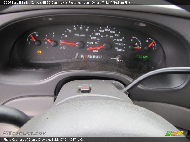 Oxford White / Medium Flint 2006 Ford E Series Cutaway E350 Commercial Passenger Van