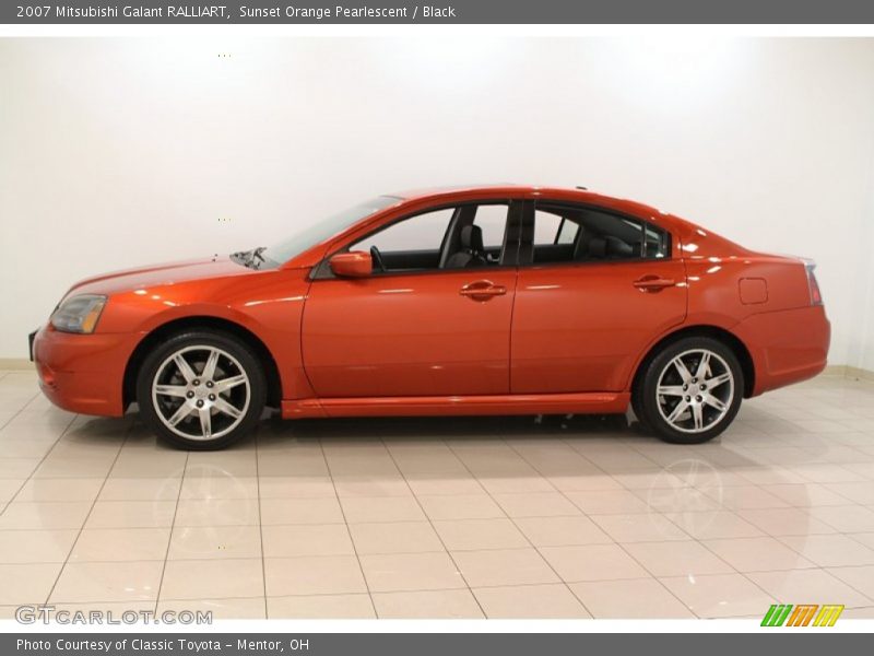  2007 Galant RALLIART Sunset Orange Pearlescent