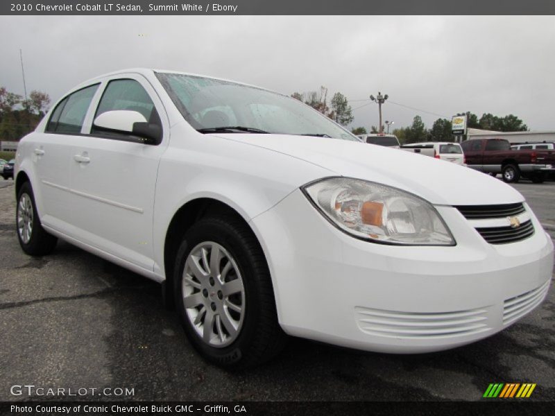 Summit White / Ebony 2010 Chevrolet Cobalt LT Sedan
