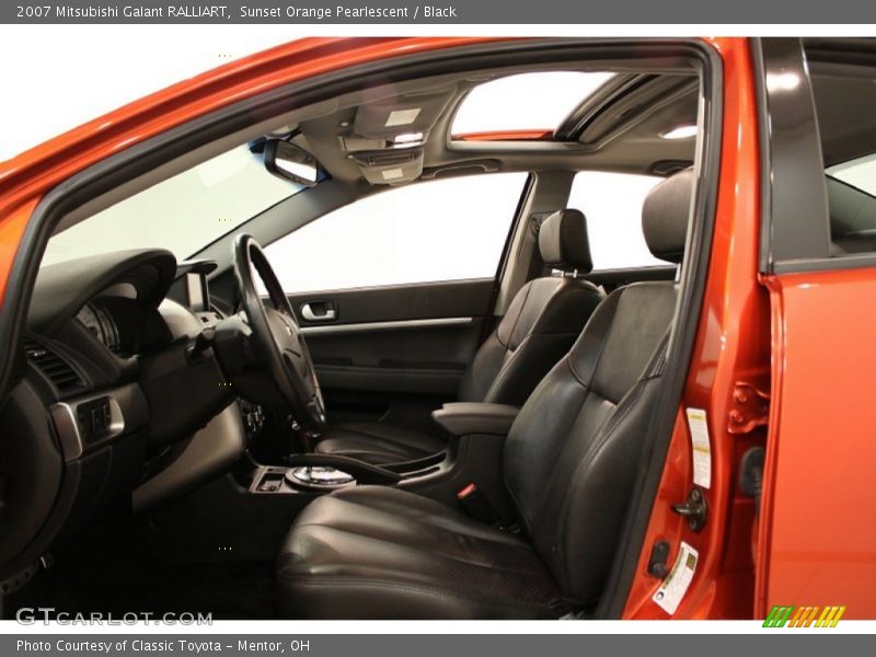  2007 Galant RALLIART Black Interior