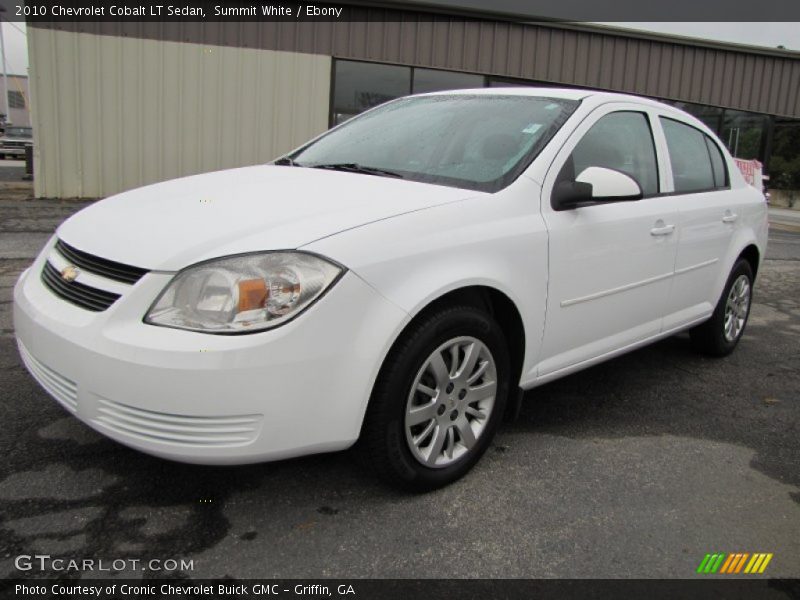 Summit White / Ebony 2010 Chevrolet Cobalt LT Sedan