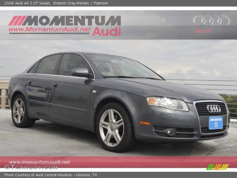 Dolphin Gray Metallic / Platinum 2006 Audi A4 2.0T Sedan