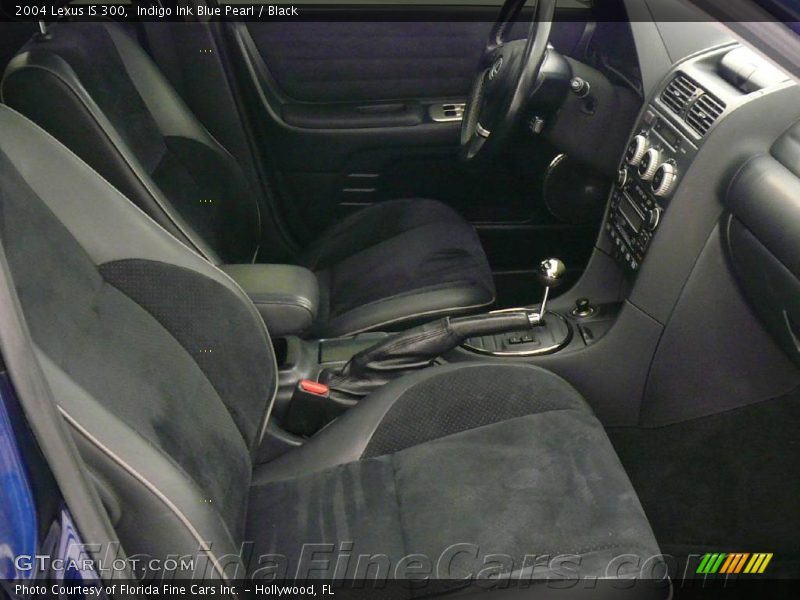 Indigo Ink Blue Pearl / Black 2004 Lexus IS 300