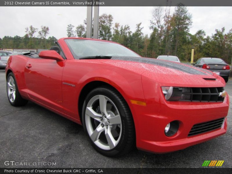 Front 3/4 View of 2012 Camaro SS Convertible