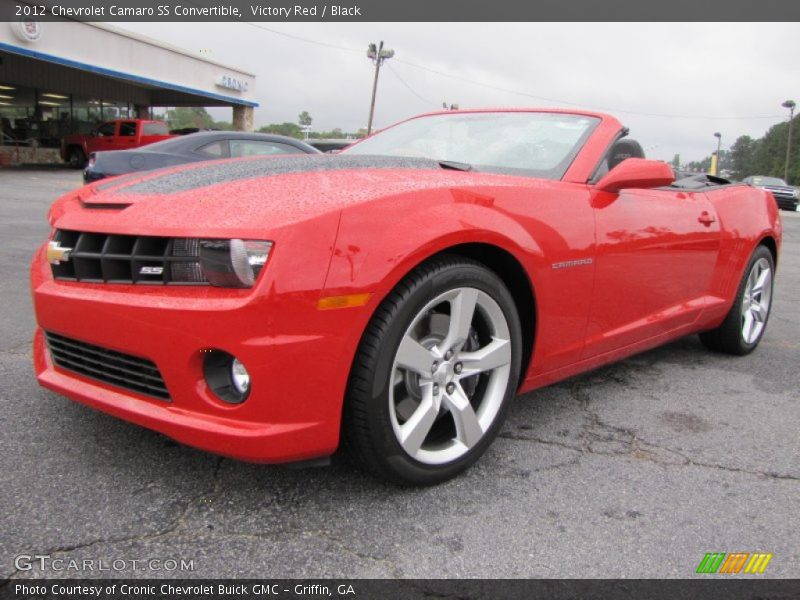 Front 3/4 View of 2012 Camaro SS Convertible