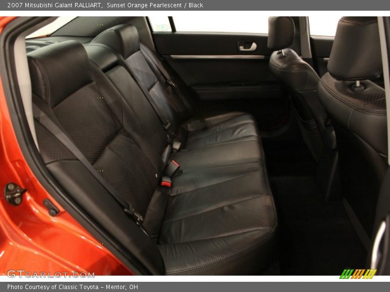 Sunset Orange Pearlescent / Black 2007 Mitsubishi Galant RALLIART