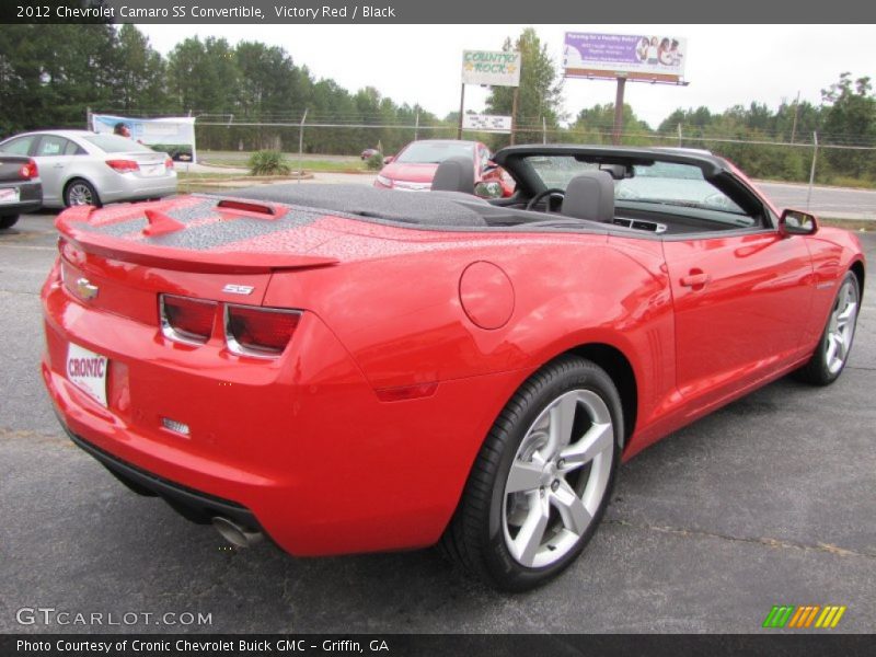 Victory Red / Black 2012 Chevrolet Camaro SS Convertible