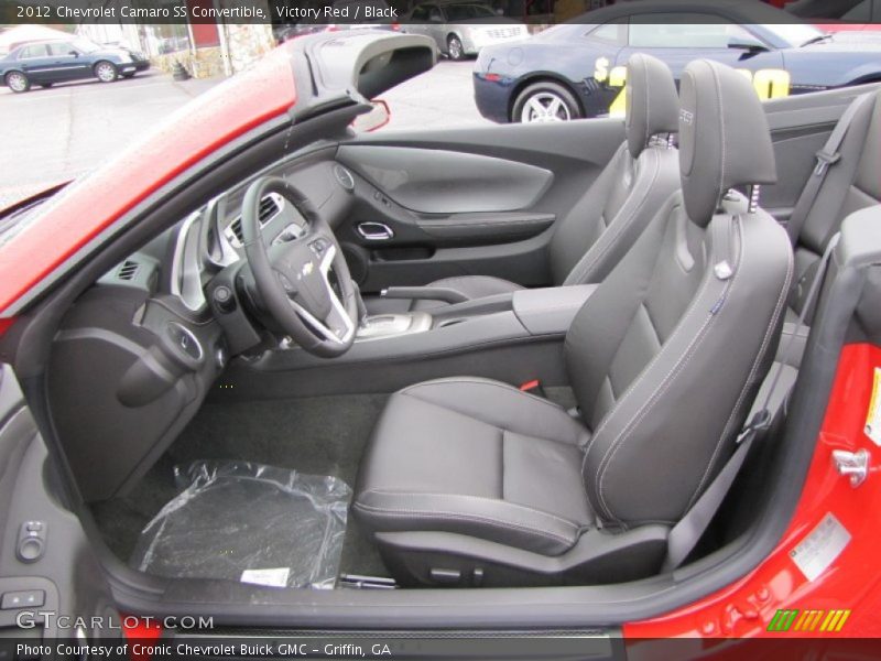  2012 Camaro SS Convertible Black Interior