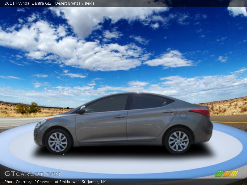 Desert Bronze / Beige 2011 Hyundai Elantra GLS