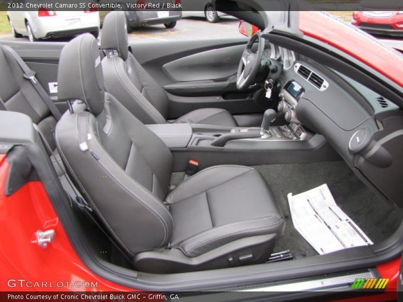  2012 Camaro SS Convertible Black Interior